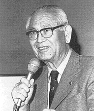 WWFジャパン初代会長の古賀忠道氏（1903～1986年）